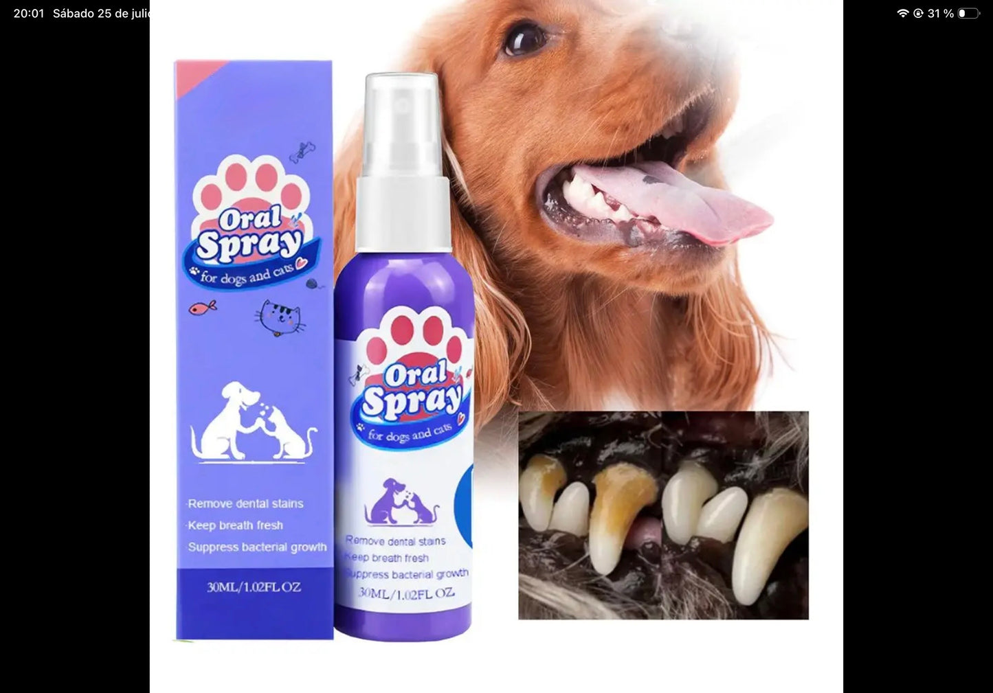 Spray Bucal Canino